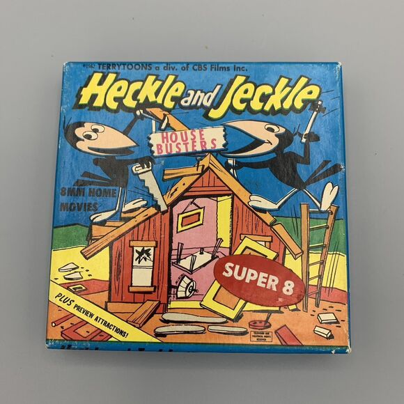 Vtg Super 8 Film Heckle and Jeckle House Busters Terrytoons Ken Films 1962 CBS - Picture 3 of 8
